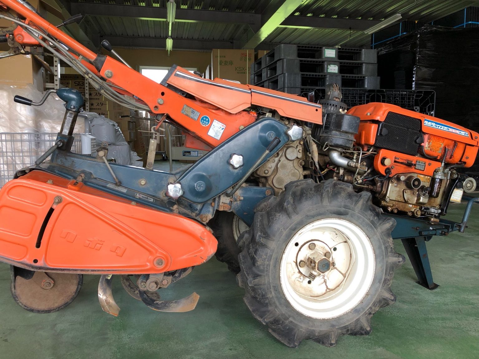 Kubota K8L Diesel Tiller 8 hp w/ keyignition JAT Used Market